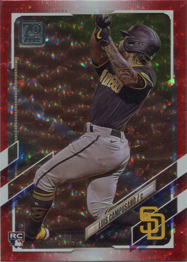Topps Series Two Baseball 2021 Red Ice Parallel Card 381 Luis Campusano 045/199