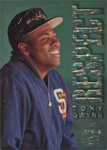 Fleer Ultra Baseball 1996 Gold Medallion Edition Card Respect 3 Tony Gwynn