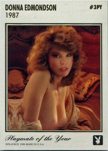 Playboy 1996 August Edition Playmate of the Year Chase Card 3PY Donna Edmondson