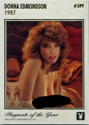 Playboy 1996 August Edition Playmate of the Year Chase Card 3PY Donna Edmondson