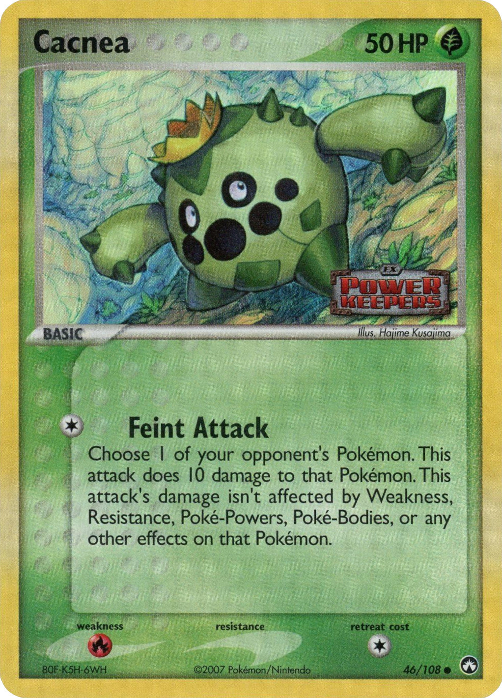 Cacnea (46/108) (Stamped) [EX: Power Keepers]
