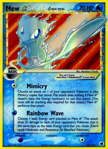 Mew Star (101/101) (Delta Species) [EX: Dragon Frontiers]