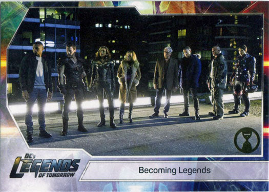 DCs Legends of Tomorrow Rip Hunter Deco Foil Base Parallel Chase Card 03