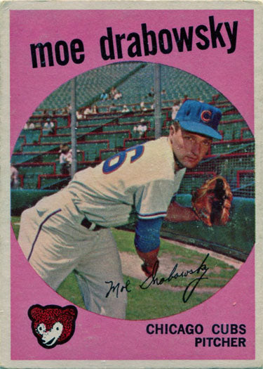 Topps Baseball 1959 Base Card 407 Moe Drabowsky