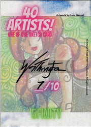 5finity 2022 40 Artists! Sketch Card Jason Worthington