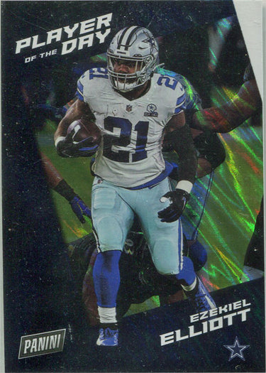 Panini Player Of The Day Football 2021 Silver Parallel Card 40 Ezekiel Elliott