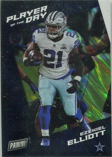 Panini Player Of The Day Football 2021 Silver Parallel Card 40 Ezekiel Elliott
