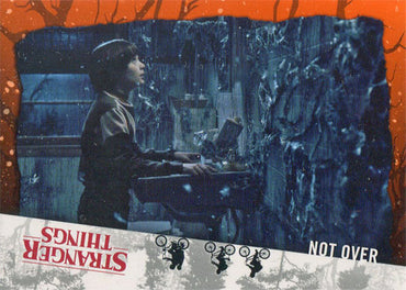 Stranger Things Upside Down Orange Parallel Card 40 "Not Over" 97/99