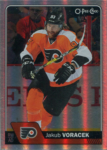 O-Pee-Chee Hockey 2016-17 Rainbow Parallel Base Card 413 Jakub Voracek