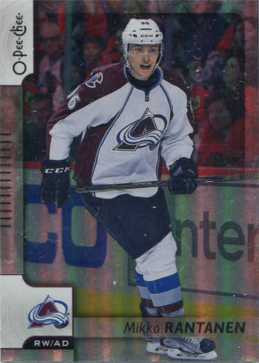 O-Pee-Chee Hockey 2017-18 Rainbow Parallel Base Card 42 Mikko Rantanen