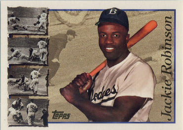 Topps Baseball 1996 Base Card 42 Jackie Robinson