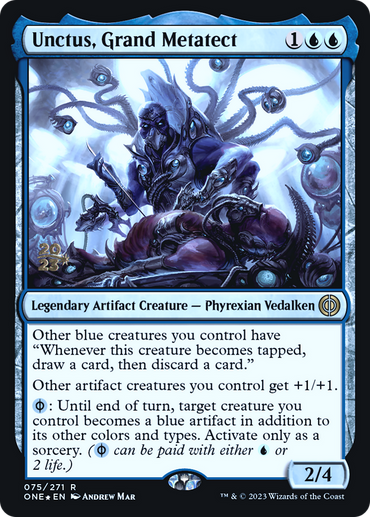 Unctus, Grand Metatect [Phyrexia: All Will Be One Prerelease Promos]