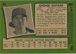 Topps Heritage Baseball 2020 Base Card 433 Shohei Ohtani