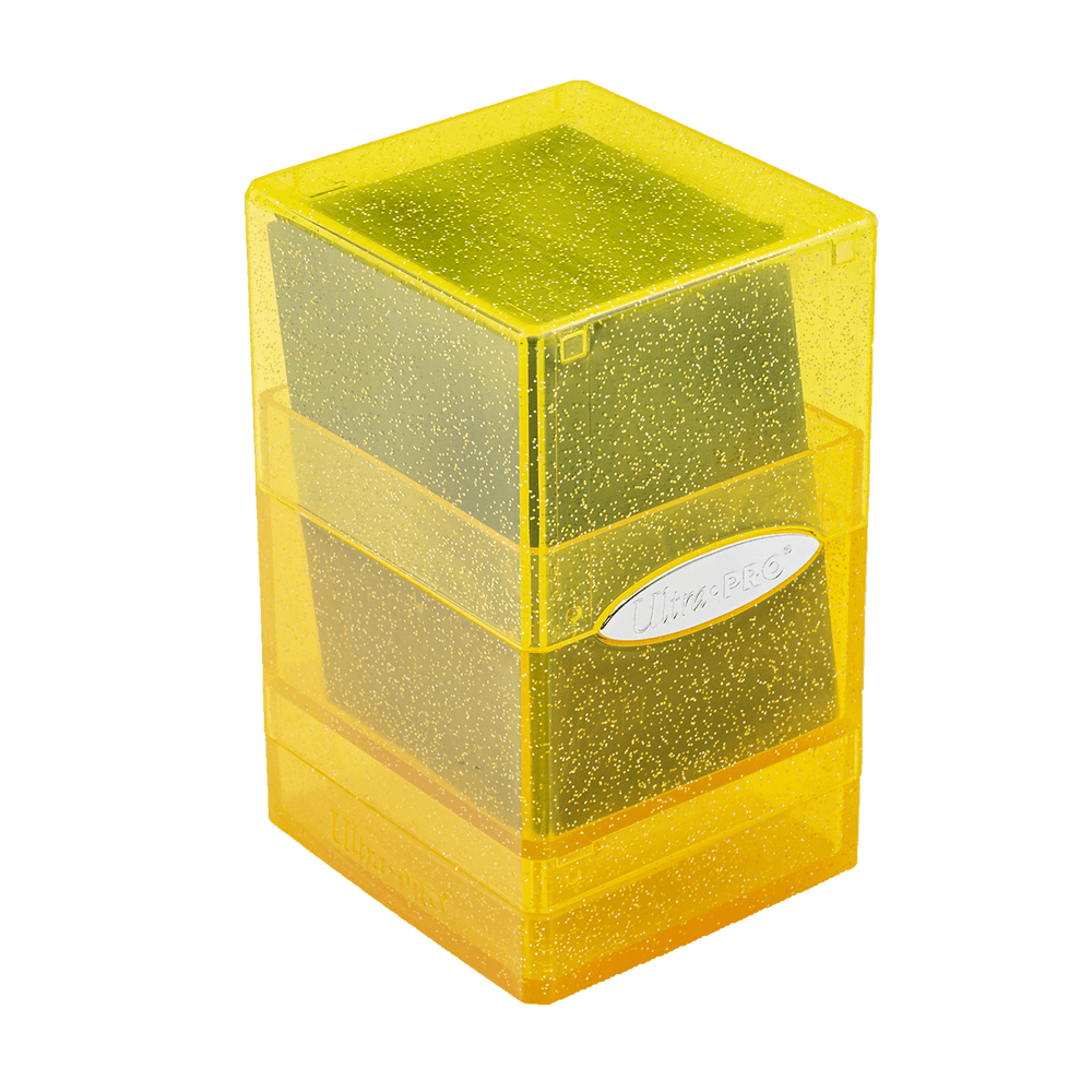 Ultra PRO: Satin Tower - Glitter Yellow