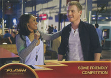 Flash Season 1 Gold Logo Parallel Chase Card #44 Some Friendly Competition