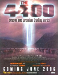 The 4400 Season 1 Trading Card Sell Sheet