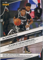 Panini Player of the Day 2020-21 Rainbow Parallel Base Card 44 De'Aaron Fox