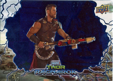 Thor Ragnarok Movie Blue Foil Base Parallel Chase Card 46  #112/199