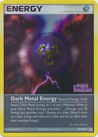 Dark Metal Energy (97/110) (Stamped) [EX: Holon Phantoms]