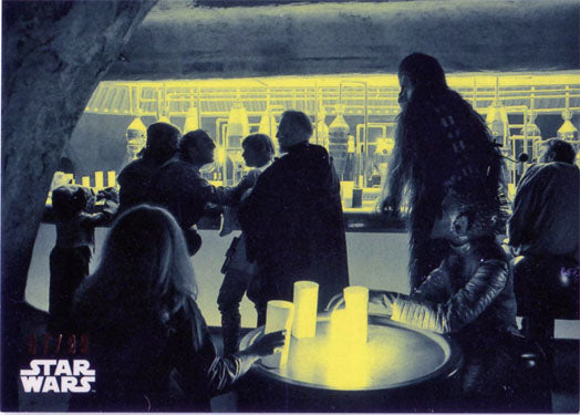 Star Wars Black & White Green Base Parallel Chase Card 47  #07/99