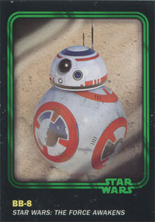 Star Wars Card Trader 2016 Green Parallel Chase Card 48 BB-8 #87 of 99
