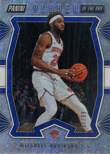 Panini Player of the Day 2019-20 Rapture Parallel Card 49 Mitch Robinson 35/99