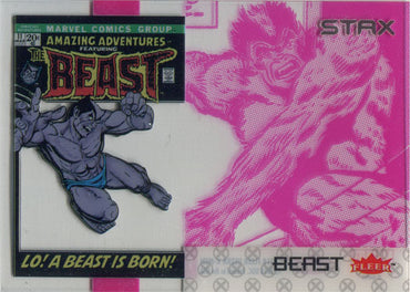 X-Men 2018 Fleer Ultra Stax Middle Layer Chase Card 4B Beast