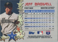 Topps Baseball 1996 Star Power Sparkle Insert Card 4 Jeff Bagwell
