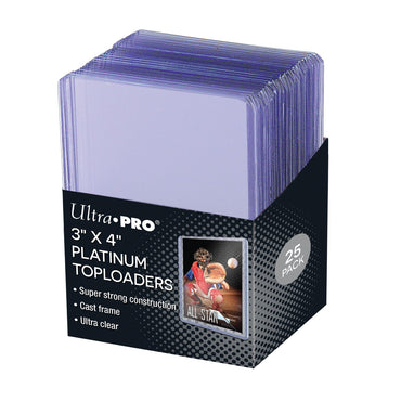 Ultra PRO: Platinum Toploader - 3" X 4" (25ct - Ultra Clear)