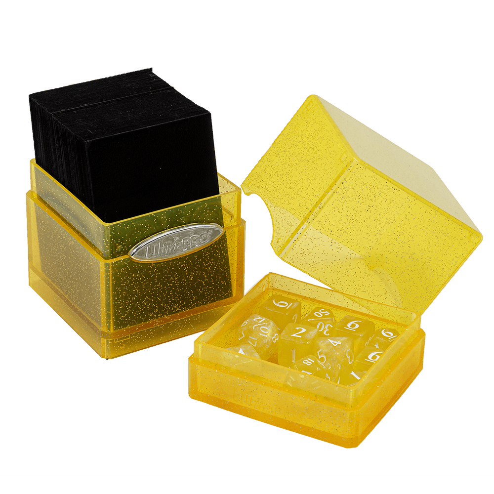 Ultra PRO: Satin Tower - Glitter Yellow