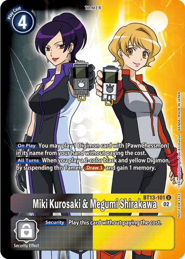 Miki Kurosaki & Megumi Shirakawa [BT13-101] (Box Topper) [Versus Royal Knights Booster]