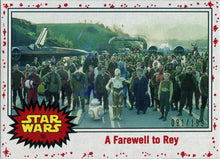 Star Wars Journey to Last Jedi White Base Parallel Chase Card 50 #091/199