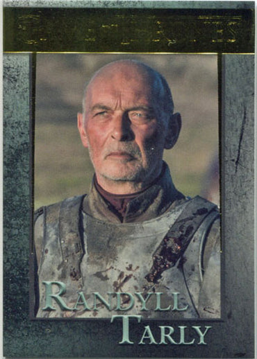 Game of Thrones Season 7 Gold Parallel 50 Base Chase Card 087/150 Randyll Tarly