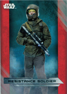 Star Wars Last Jedi Silver Base Parallel Chase Card 50 #06/99