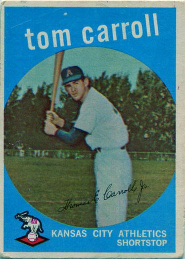 Topps Baseball 1959 Base Card 513 Tommy Carroll