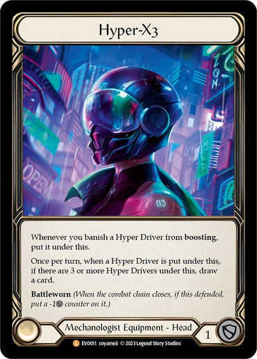 Hyper-X3 [EVO011] (Bright Lights)  Rainbow Foil