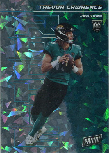 Panini Player Of The Day Football 2021 Cracked Ice Card 51 Trevor Lawrence 08/25