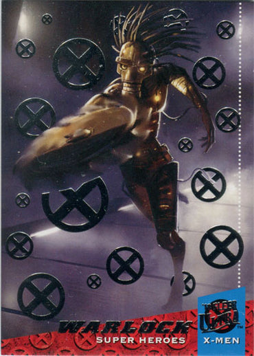 X-Men 2018 Fleer Ultra Silver Foil Base Parallel Card 51 Warlock