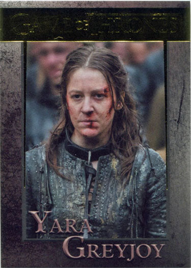 Game of Thrones Season 7 Gold Parallel 51 Base Chase Card 041/150 Yara Greyjoy