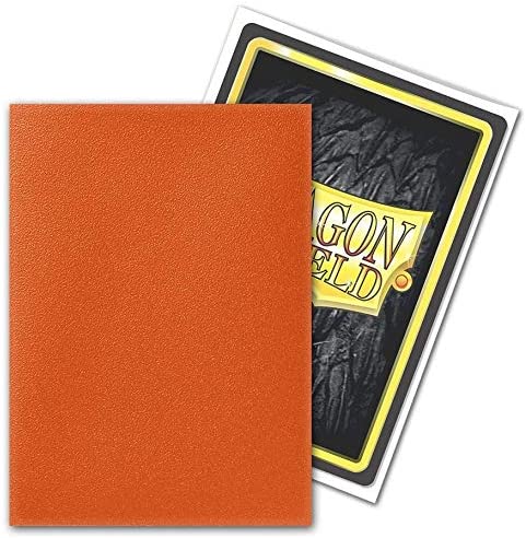 Dragon Shield Matte Sleeve - Tangerine 'Dyrkottr' 100ct