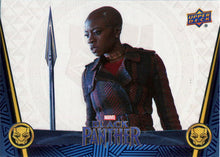 Marvel Black Panther Indigo Parallel 51 Base Chase Card #08/50
