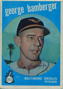 Topps Baseball 1959 Base Card 529 George Bamberger