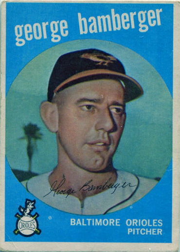 Topps Baseball 1959 Base Card 529 George Bamberger