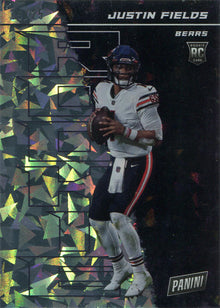 Panini Player Of The Day Football 2021 Cracked Ice Card 52 Justin Fields 19/25