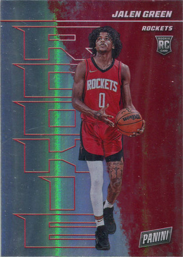 Panini Player of the Day 2021-22 Rainbow Parallel Base Card 52 Jalen Green