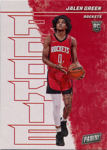 Panini Player of the Day 2021-22 Base Rookie Card 52 Jalen Green