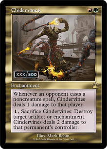 Cindervines (Retro) (Serialized) [Ravnica Remastered]