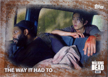 Walking Dead Season 5 Rust Parallel Base 53 Chase Card 86/99