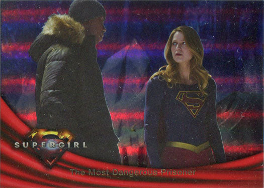 Supergirl Season 1 Rainbow Foil Board Base Variant Card 53