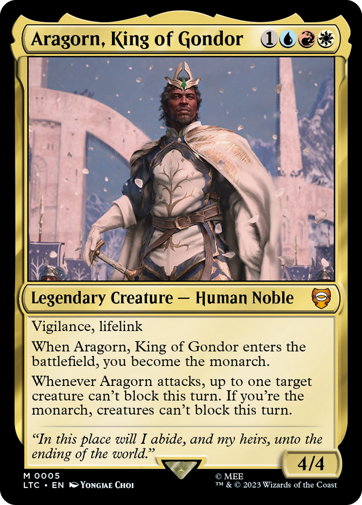 Aragorn, King of Gondor [The Lord of the Rings: Tales of Middle-Earth Commander]